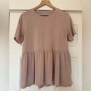 Women’s American Eagle Peplum Short Sleeve Top